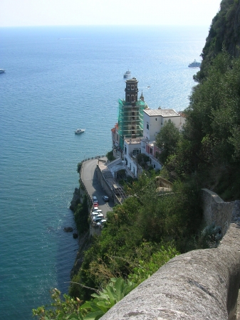 Il mare di Amalfi visto da Ravello